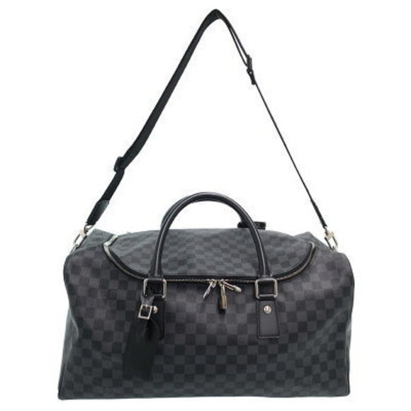 Louis Vuitton Damier Graphite Black Roadster Boston Bag - Picture 1 of 8